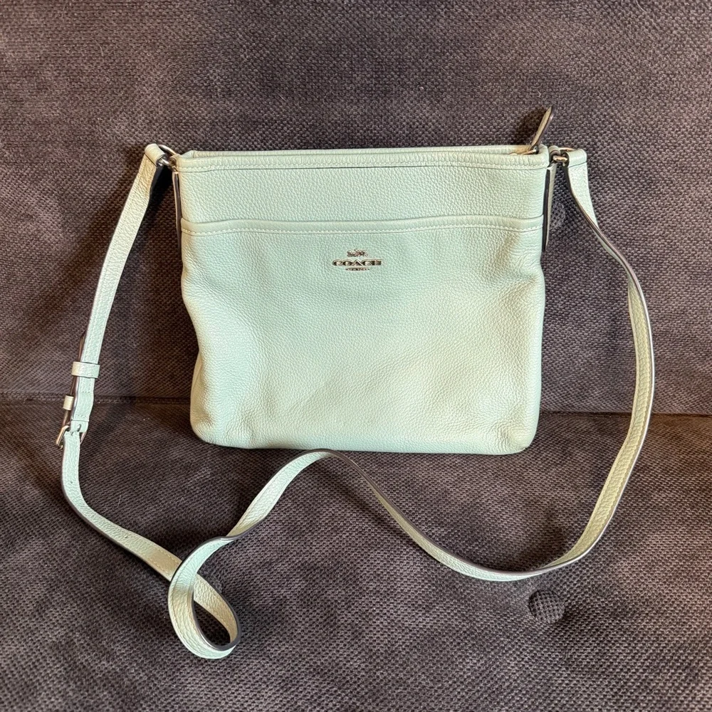 Coach Crossbody/Shoulder Bag with Pebbled Leather.